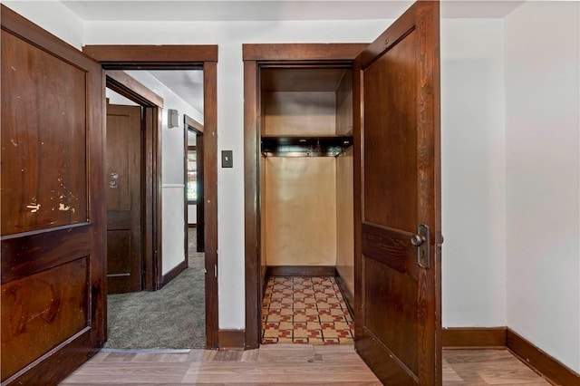 2715 Merwyn Ave, Sheraden, PA 15204 - hallway with baseboards