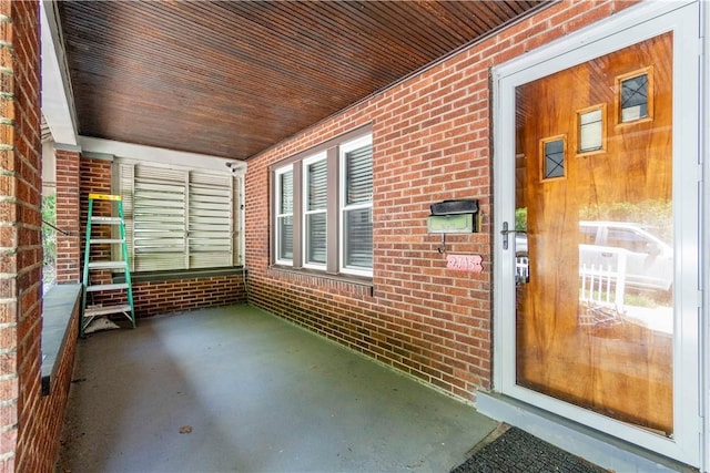 2715 Merwyn Ave, Sheraden, PA 15204 - view of exterior entry with brick siding and covered porch