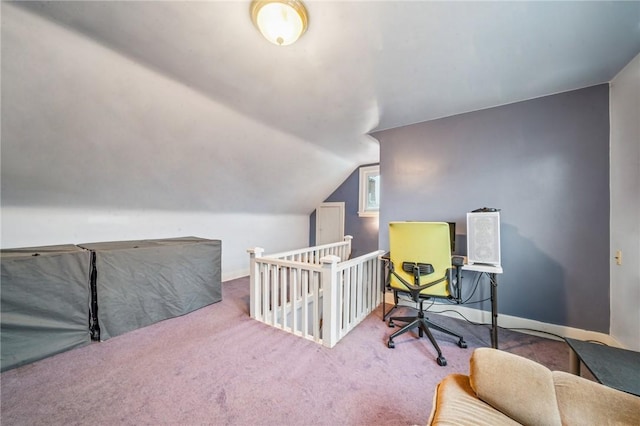 3722 Millerton Ave, Brighton Heights, PA 15212 - carpeted office space featuring vaulted ceiling and baseboards