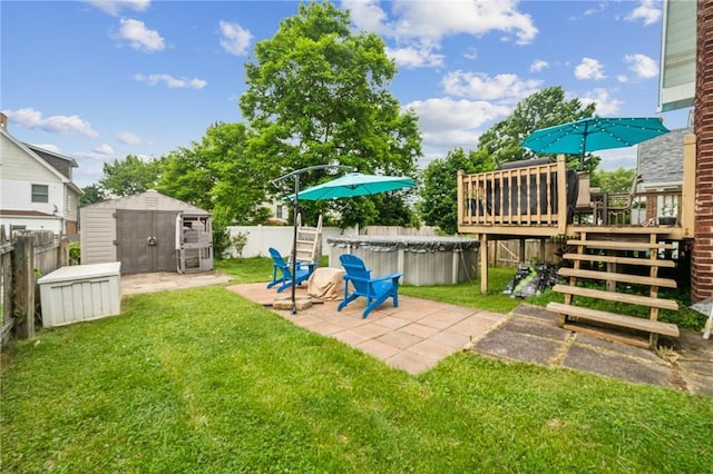 3722 Millerton Ave, Brighton Heights, PA 15212 - view of yard with a wooden deck and a patio