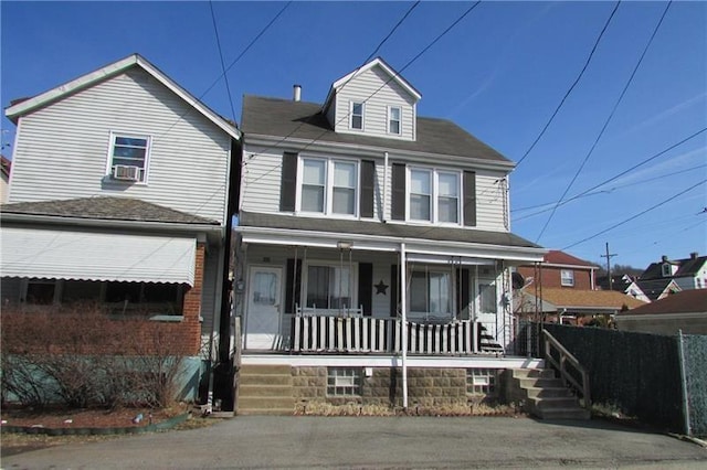 941-943 Cypress Way, Glassport, PA 15045 - view of front of home featuring a porch and cooling unit