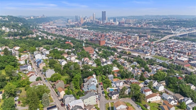 2700 Sumner St, South Side, PA 15203 - aerial view of property's location with nearby urban area