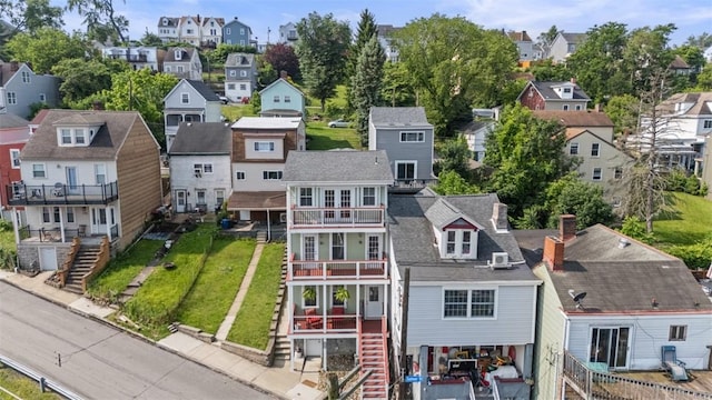 2700 Sumner St, South Side, PA 15203 - aerial view of residential area