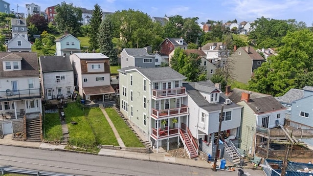 2700 Sumner St, South Side, PA 15203 - aerial view of residential area