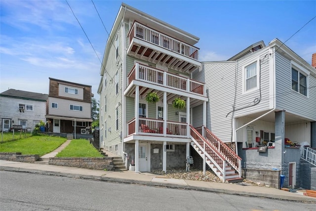 2700 Sumner St, South Side, PA 15203 - townhome / multi-family property featuring stairway