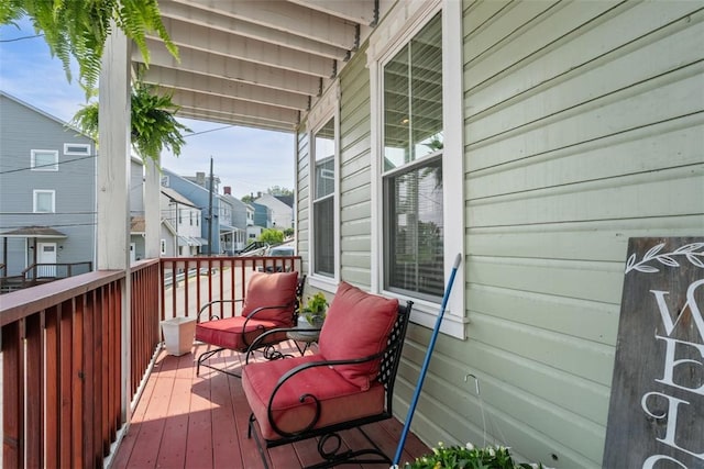 2700 Sumner St, South Side, PA 15203 - deck with a residential view