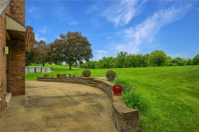 199 Rustic Dr, North Huntingdon, PA 15642 - view of green lawn featuring a patio area