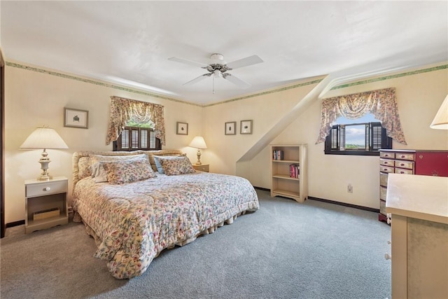 1199 Chestnut St, Indiana Boro Ind, PA 15701 - carpeted bedroom with baseboards and ceiling fan