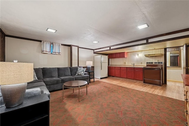 1199 Chestnut St, Indiana Boro Ind, PA 15701 - living room with light wood-style flooring