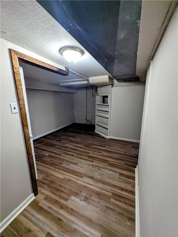 1105 Parkside Dr, Rear Brackenridge, PA 15014 - finished below grade area featuring wood finished floors and baseboards