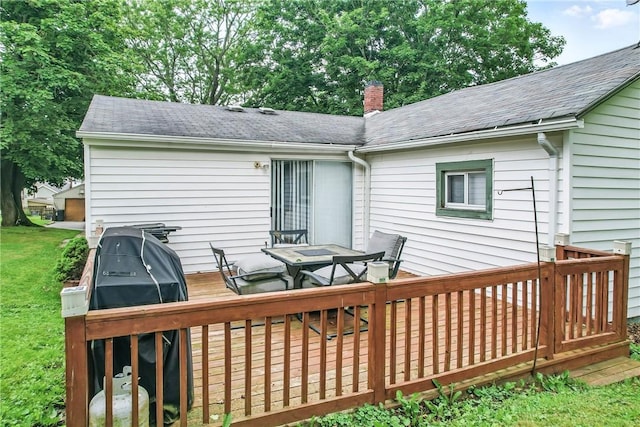 283 S 5th St, Sharpsville, PA 16150 - wooden terrace featuring area for grilling