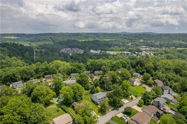 2609 Fox Chase Ct, South Fayette, PA 15017 - aerial view of residential area with a forest