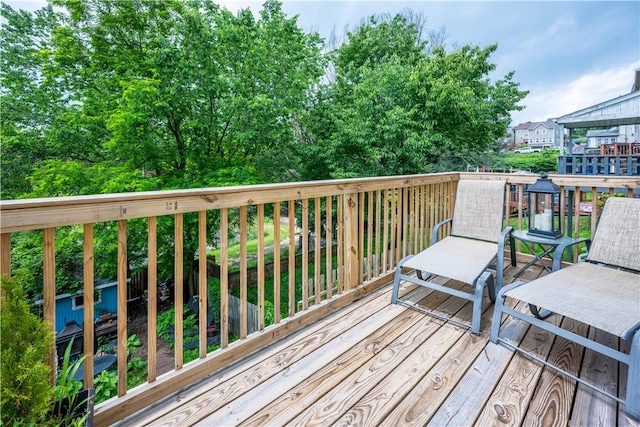 1701 Meadville St, Fineview, PA 15214 - view of wooden terrace