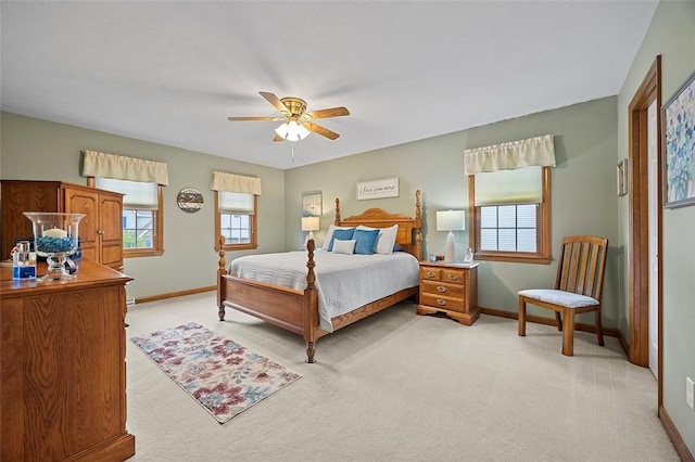 1408 Fernledge Dr, Shaler, PA 15101 - bedroom featuring light colored carpet, baseboards, and multiple windows