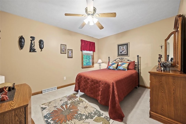 1408 Fernledge Dr, Shaler, PA 15101 - bedroom with carpet flooring, baseboards, and a ceiling fan