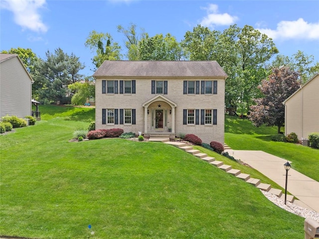 1408 Fernledge Dr, Shaler, PA 15101 - colonial-style house featuring a front yard
