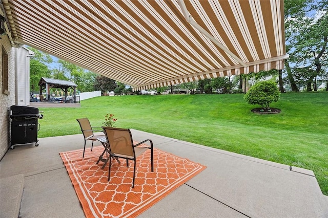 1408 Fernledge Dr, Shaler, PA 15101 - view of patio with a gazebo and grilling area