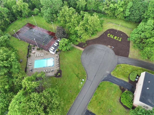551 Sloop Dr Unit 61, Mccandless, PA 15237 - bird's eye view of a pool