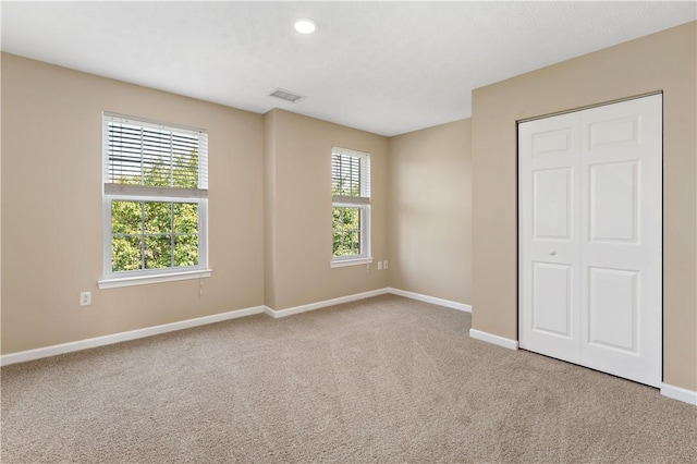2000 Michael Dr, Baldwin Boro, PA 15227 - unfurnished bedroom featuring carpet flooring, baseboards, a closet, and recessed lighting