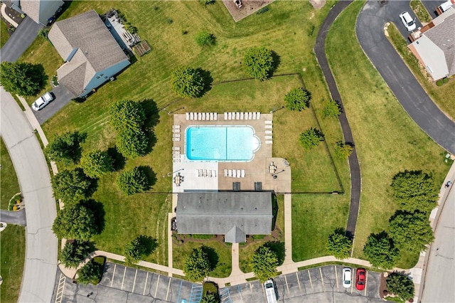 2000 Michael Dr, Baldwin Boro, PA 15227 - aerial view of a pool area
