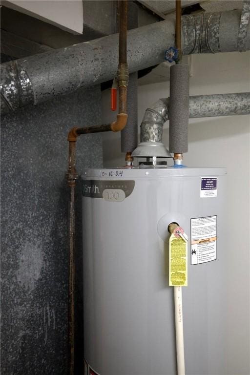 906 Arch Ave, Castle Shannon, PA 15234 - utility room featuring water heater