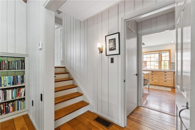 1200 River Rd, Beaver, PA 15009 - stairs with wood-type flooring