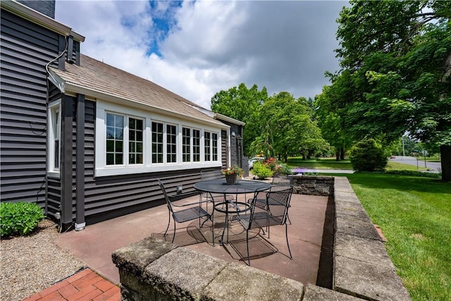 1200 River Rd, Beaver, PA 15009 - view of patio / terrace with outdoor dining area