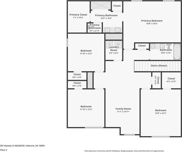 328 Stately Ct, Adams Twp, PA 16046 - room layout