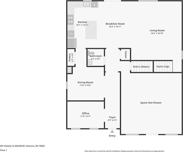 328 Stately Ct, Adams Twp, PA 16046 - floor plan / room layout