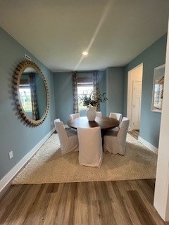 328 Stately Ct, Adams Twp, PA 16046 - dining area with baseboards and wood finished floors