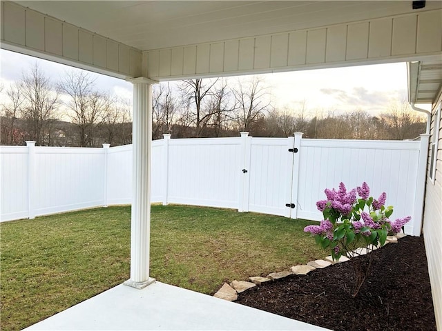 121 Columbus Dr, Punxsutawney Area School District, PA 15767 - view of yard with a patio and a gate