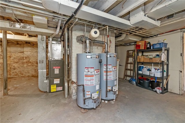 1503 Kenberma Ave, Beechview, PA 15216 - utilities with water heater and heating unit
