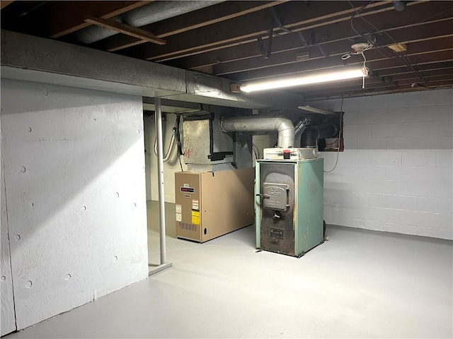 428 Muddy Creek Dr, Brady Twp But, PA 16057 - unfinished below grade area with heating unit