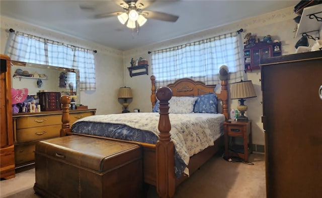132 Sherwood St, Belle Vernon Fay, PA 15012 - carpeted bedroom with ceiling fan