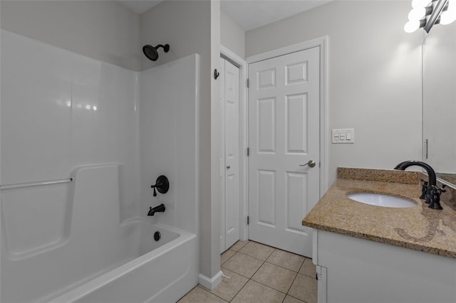 3315 Crestview Dr N, Versailles, PA 15137 - bathroom with tile patterned floors, vanity, and washtub / shower combination