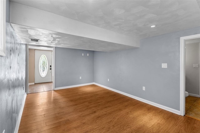 3315 Crestview Dr N, Versailles, PA 15137 - foyer featuring wood finished floors, baseboards, and recessed lighting
