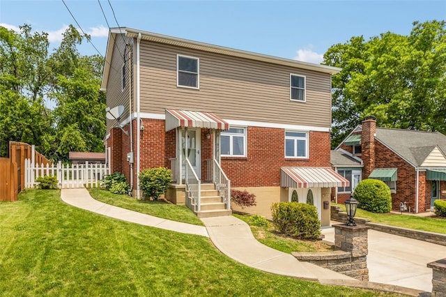 3315 Crestview Dr N, Versailles, PA 15137 - view of front facade with brick siding and entry steps