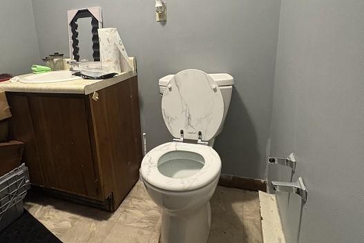 5 Moyer Ave, Scottdale, PA 15683 - bathroom with vanity and toilet