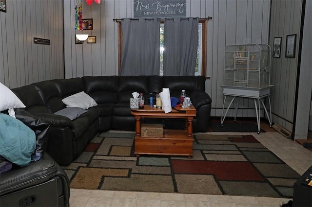 5 Moyer Ave, Scottdale, PA 15683 - living area with wood walls