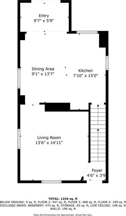 1567 Princeton Blvd, Wilkinsburg, PA 15221 - home floor plan