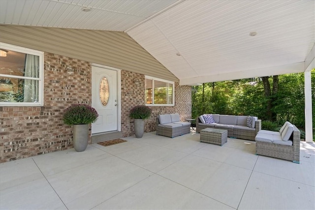 259 Old Blackhawk Rd, Chippewa Twp, PA 15010 - view of patio featuring an outdoor hangout area