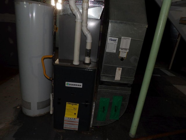 2042 Madison St, Hermitage, PA 16148 - utility room with water heater