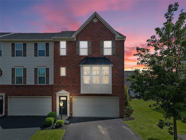 1009 Grey Fox Cir, Scott Twp Sal, PA 15017 - multi unit property with an attached garage, brick siding, and driveway