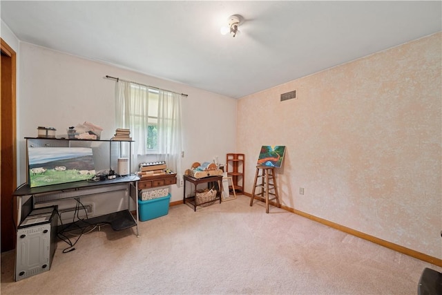 431 Darrell Dr, Penn Hills, PA 15235 - carpeted office with baseboards