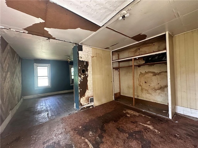 228 Walnut St, Donora, PA 15033 - unfurnished bedroom with baseboards