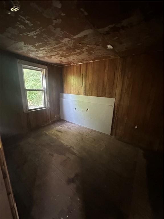 228 Walnut St, Donora, PA 15033 - unfurnished room with wooden walls