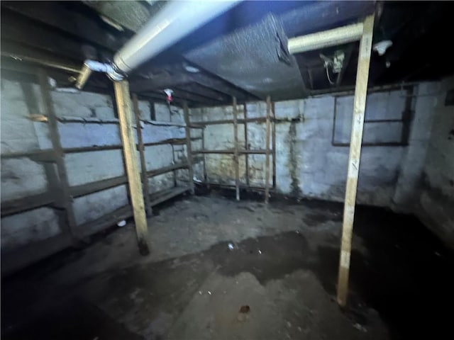 228 Walnut St, Donora, PA 15033 - view of unfinished basement