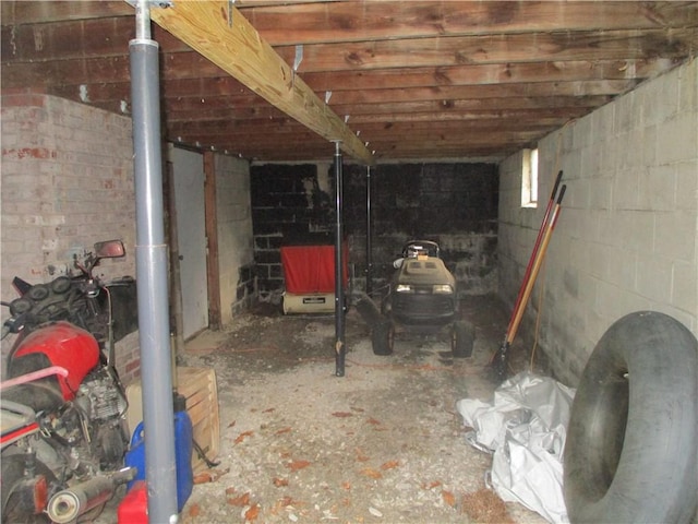 30 Evans Rd, Fallowfield, PA 15022 - below grade area featuring concrete block wall