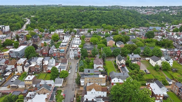 3266 Ward St Unit 8, Oakland, PA 15213 - aerial view of property and surrounding area with nearby suburban area