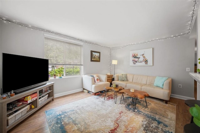 3266 Ward St Unit 8, Oakland, PA 15213 - living area with baseboards and wood finished floors